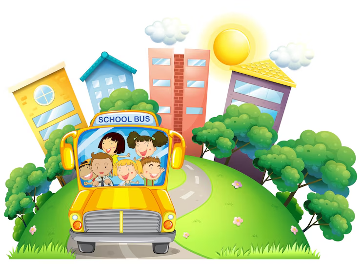 children-teacher-school-bus